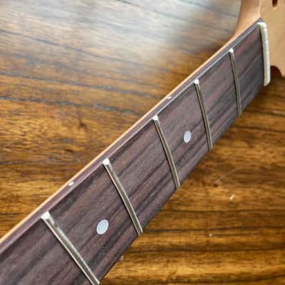 Mahogany Strat Neck fits fender Stratocaster body 22 frets image 7