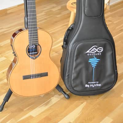 LAG Classical Hyvibe CHV15E / Nylon Smart Guitar / Lâg HyVibe 15 Series by Maurice Dupont image 2