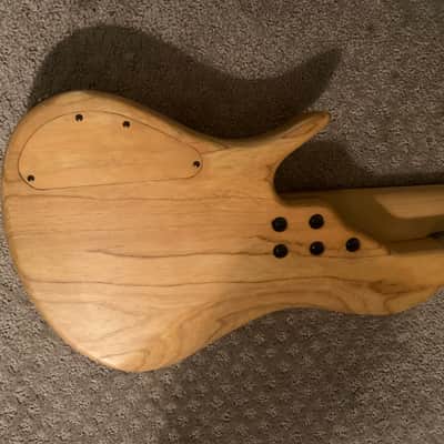 Tom Clement Singlecut 2011 Natural Custom Electric Bass Guitar image 10