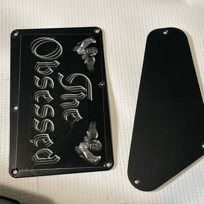 1990's MIJ Jackson Professional King V Black Guitar Body Floyd Tremolo Ready image 2