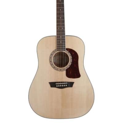 Washburn D10S Heritage 10 Series Dreadnought Acoustic Guitar. Natural Item ID: HD10S-O-U image 2