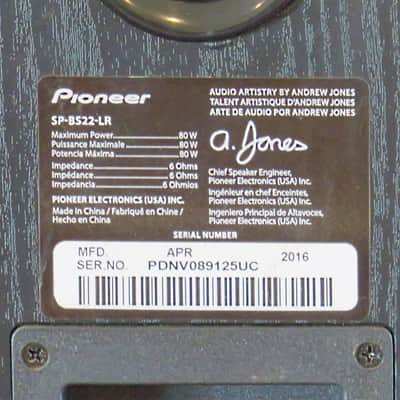 Pioneer SP-BS22-LR 2-Way Bookshelf Speakers by Andrew Jones image 6