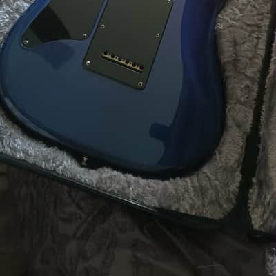 RARE! Fender Deluxe FMT Stratocaster 2004 - Blue Flame top image 11