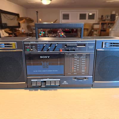 Vintage Sony CFS-3000 Detachable Speaker System Stereo Cassette Recorder WORKS image 2