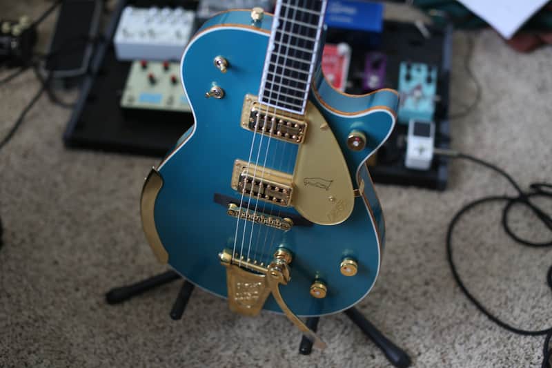 Gretsch Special Run Penguin w/ TV Jones Classics Ocean Turquoise image 1
