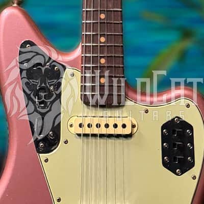 Fender Custom Shop 1964 Jaguar Faded Burgundy Mist CZ578800 image 5