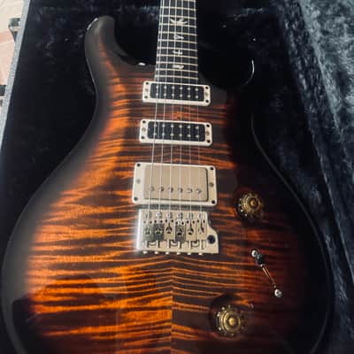 PRS Studio 10-Top 2023 - Black Gold flame image 11