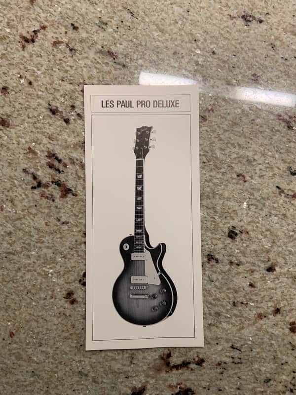 Vintage 1981 Gibson Les Paul Pro Deluxe Spec Sheet! Bild 1