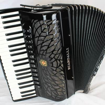 NEW Black Scandalli Air IV T Piano Accordion LMMH 41 120 image 1