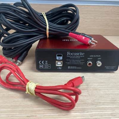 Focusrite Scarlett Solo 2nd Gen USB Audio Interface 2016 - 2018 - Red / Black image 4