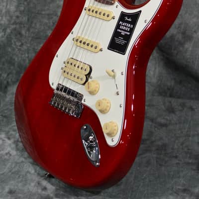 Fender Player II Stratocaster HSS Chambered Transparent Cherry Burst w/ FREE Same Day Shipping image 6