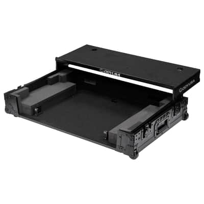 Odyssey FZGSDDJREV5CWBL - Black Label DDJ-REV5 1U Flight Case with Glide Style Laptop Platform and Corner Wheels image 2