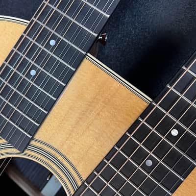 2025 CF Martin Grand J-28E DN Double Neck Acoustic-Electric Guitar Natural image 5