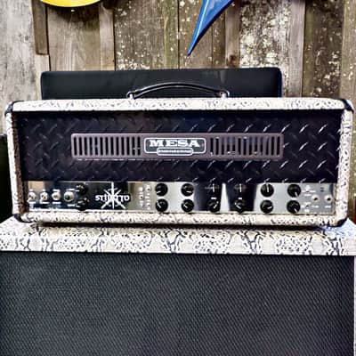 Mesa Boogie Stiletto Trident II Head and 4x12" Cabinet -2011-2012- Snakeskin - Ultra Rare image 2