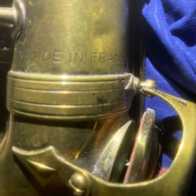 Buffet Crampon Dynaction alto saxophone 1958 Brass image 7