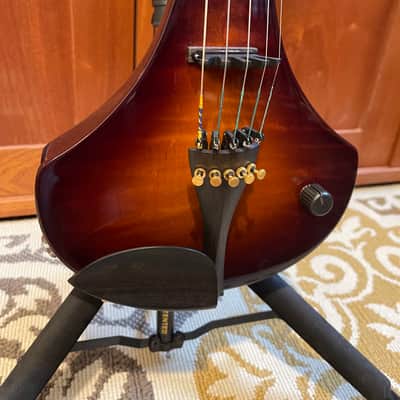 Zeta Strados Modern SV25 FRETTED 5-String Electric Violin 2020 - Tobacco Burst - Roland/Boss GK Compatible image 2