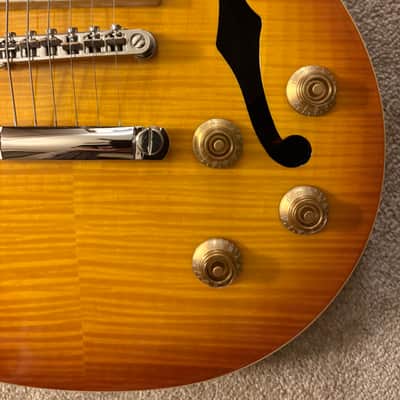 Epiphone Les Paul Standard Florentine Pro 2014 - Honey Burst image 9
