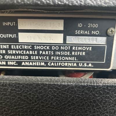 Music Man 112 Sixty-Five 2-Channel 65-Watt 1x12" Guitar Combo 1974 - 1979 - Black image 12