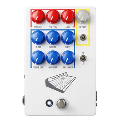 JHS Pedals Colour Box V2 Preamp EQ Distortion Overdrive Guitar Effects Pedal image 1