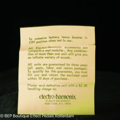 Electro-Harmonix Mole Bass Booster 1970s USA image 8