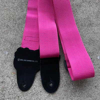Fender Hello Kitty Guitar Strap 2005 Sanrio Co Pink Rare image 3