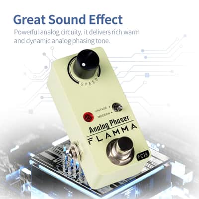 FLAMMA FC13 Phaser Guitar Pedal Analog Phase Effects Mini Pedal with Classic Vintage Modern Modes True Bypass image 2