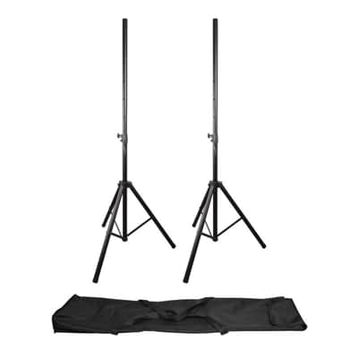 HH Tensor TRE-1001 Active PA Speaker Bundle with Stands & Cables image 9