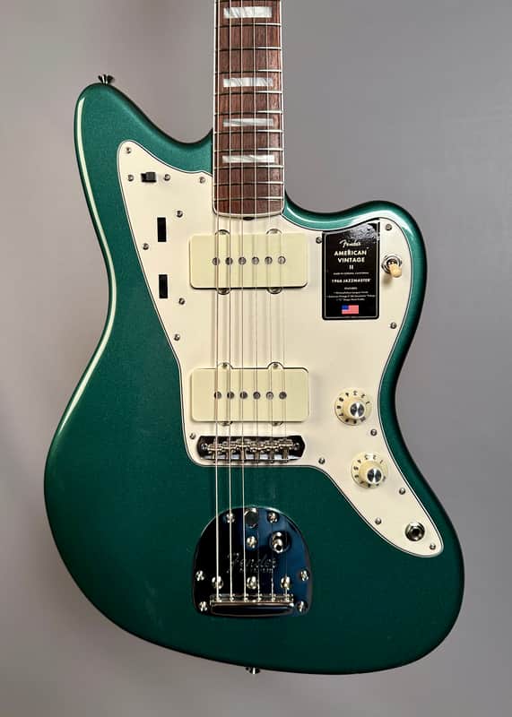 Fender American Vintage II 1966 Jazzmaster - Sherwood Green Metallic image 1
