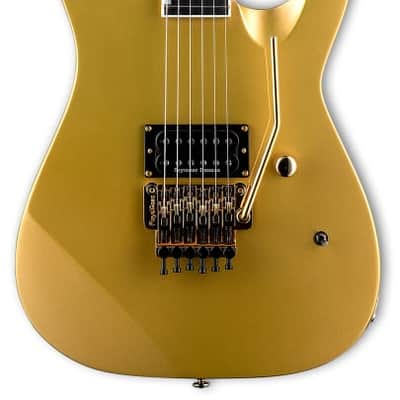 ESP LTD M-1 Custom '87 Elecric Guitar. Metallic Gold image 2