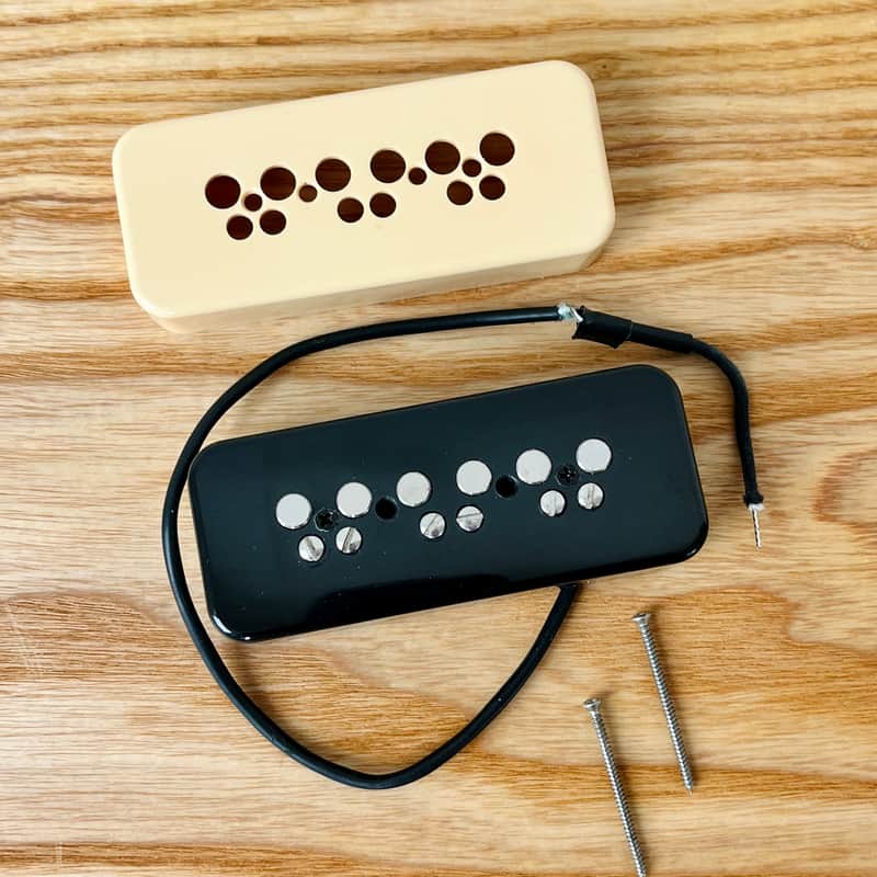 TV Jones T-Armond Bridge Guitar Pickup, Soapbar Mount, Black image 1
