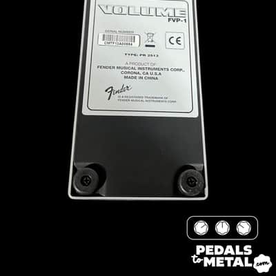 Fender FVP-1 Volume Pedal 2010s - Silver X12622 image 5