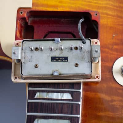 Gibson  Les Paul Standard Solid Body Electric Guitar (1959), ser. #9-1854, original brown hard shell case. image 13