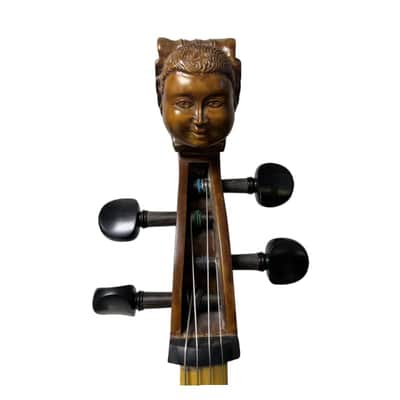 Baroque style song Maestro Viola da Gamba Carved angel scroll 4 String 29 1/2" image 14