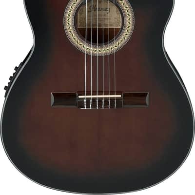 IBANEZ GA35TCE-DVS Concert Nylon Elektro-Akustik-Gitarre dark violin sunburst image 2