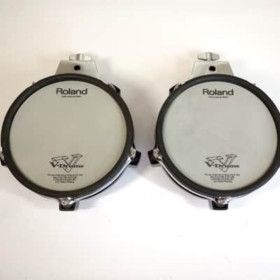 PAIR OF TWO Roland PD-85BK V-Pad 8" Dual Trigger Mesh Drum Pad 2010s - Black image 1