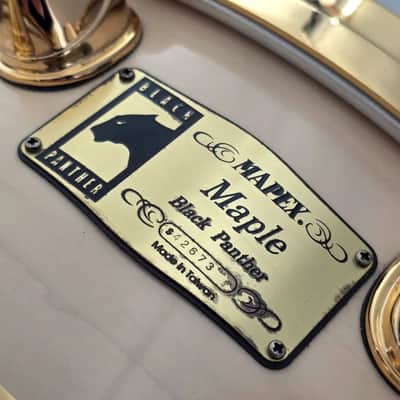 Used Mapex Black Panther Maple Shell Snare Drum 14x5.5 - Good image 5