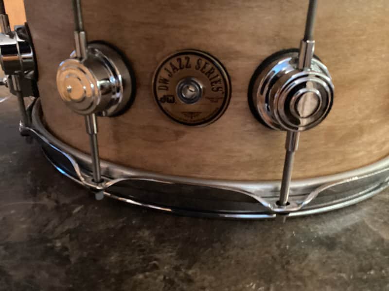 DW Jazz snare drum 6 1/2 x 14 Natural wood image 1