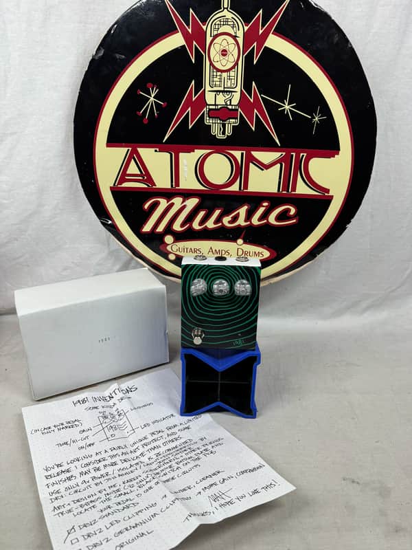 1981 Inventions DRV2 drv 2 Overdrive Pedal with Box image 1