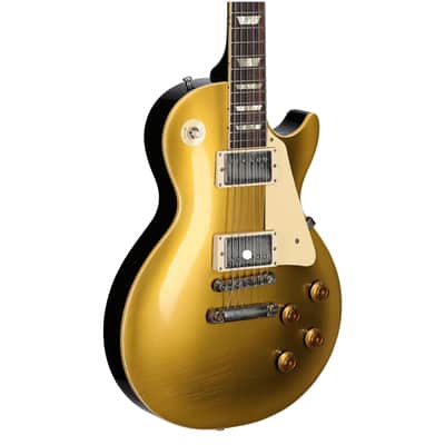 Gibson Custom 1957 Les Paul Goldtop Electric Guitar, Murphy Lab Light Aged, Double Gold with Dark Back image 1