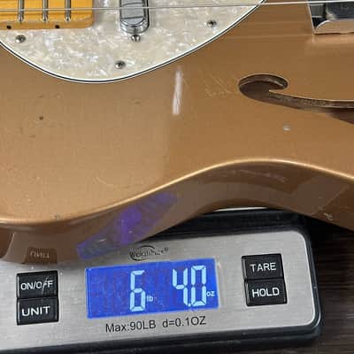 Used 2020 Fender Custom Shop Limited 1968 Thinline Telecaster Firemist Gold Metallic w/case TSU24939 image 14