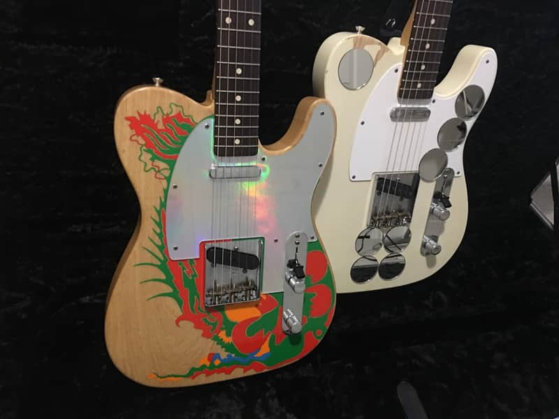 Fender Custom Shop Jimmy Page Dragon & Mirrored Telecaster Set image 1