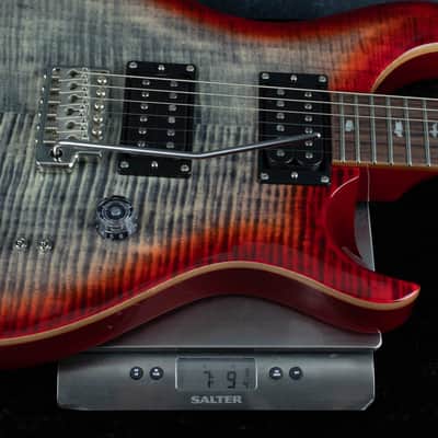 PRS SE Custom 24-08 Charcoal Cherryburst ~ Secondhand image 6