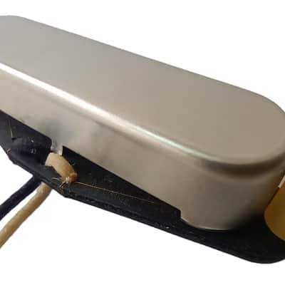 Stratocaster HOT Pickup 7kOhm A5 1pc RAW NON-PLATED Nickel-Silver Cover Hand Wound Q Pickups Custom Strat Bridge Middle or Neck image 1