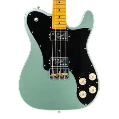 Pre-Owned Fender American Professional II Telecaster Deluxe Electric Guitar - Mystic Surf Green | Used image 2