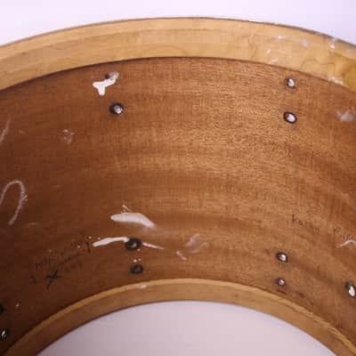 Ludwig 12x15"3Ply African Mahogany Snare/Tom Drum Shell Vintage 50 Glass Glitter image 12