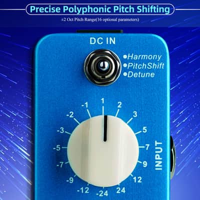 MOOER 3 Effects Modes Harmony/Pitch Shift/Detune Guitar Effect Pedal Pitch Box image 3
