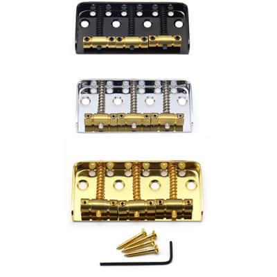 Short Bridge with 3-Saddle Vintage Tele Bridge 54mm image 1