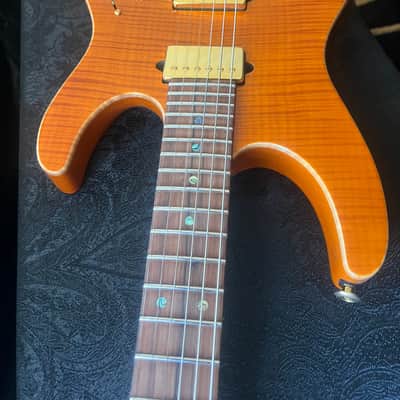 Suhr Modern Trans Amber Maple Flame image 15