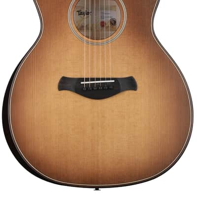 Taylor 614ce Builder's Edition Acoustic-electric Guitar - Wild Honey Burst  Bundle with Taylor Jacquard Cotton 2" Guitar Strap - White/Brown... (4 Items) image 2