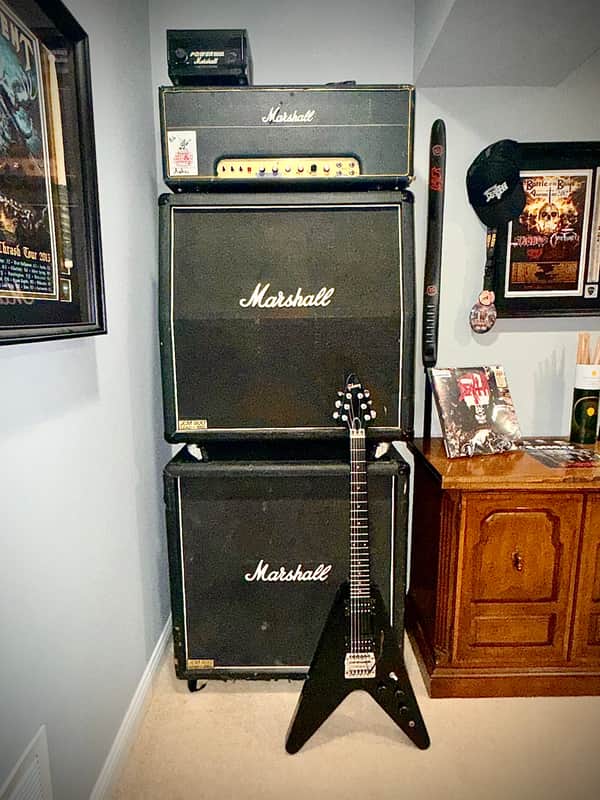 1989 Gibson Flying V - Kahler Vibrato and Offset Knobs - Ebony Fretboard w/ case image 1